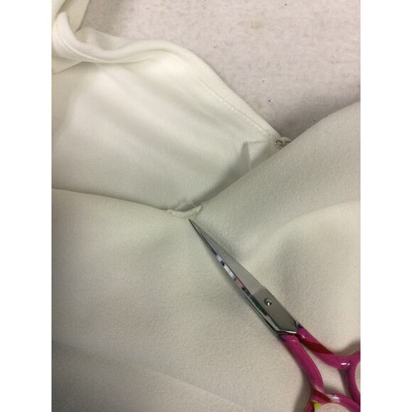 LULU'S 2X plus Feeling Forever White Long Sleeve Mermaid Bridal Maxi Dress B167 - Picture 10 of 10